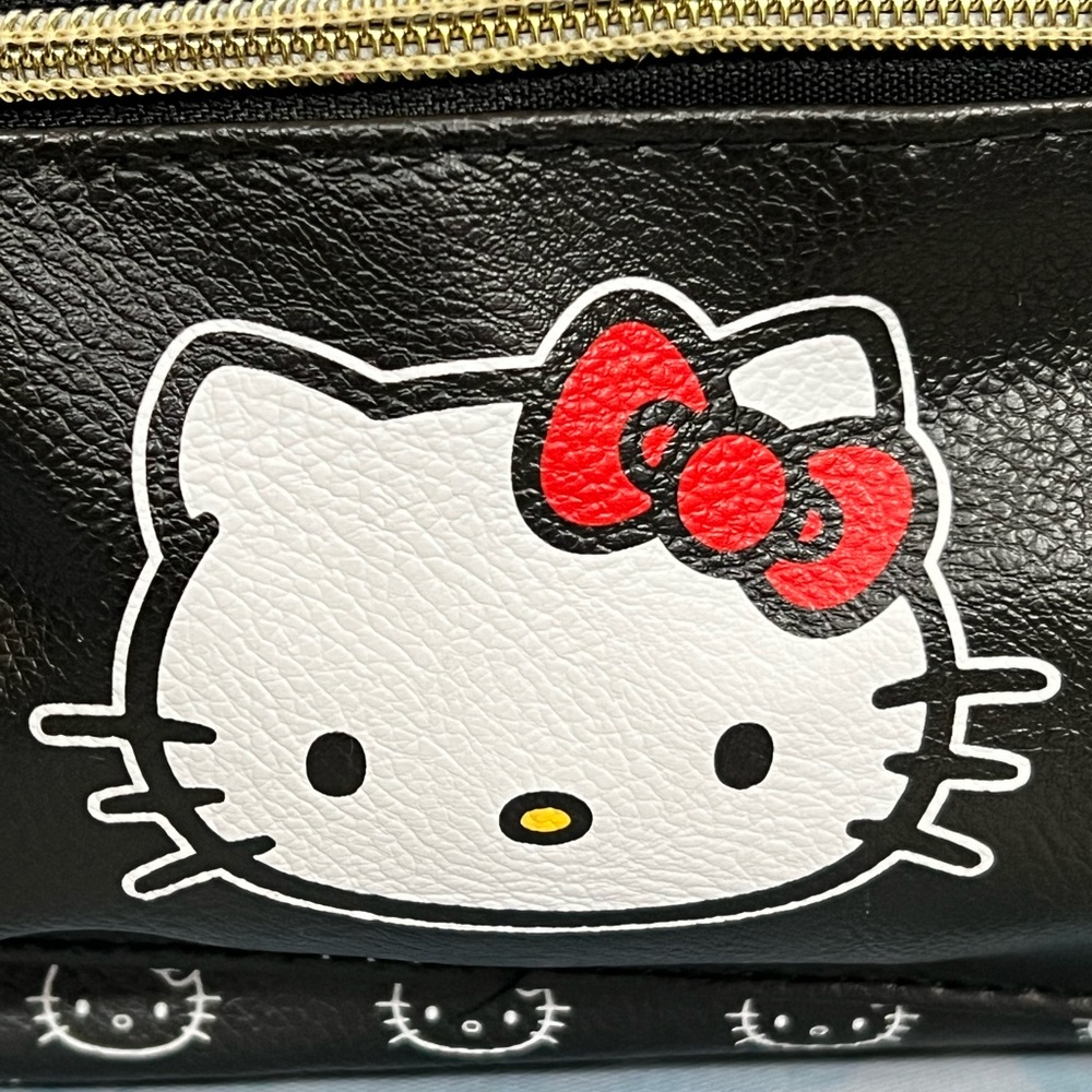 Hello Kitty Black Mini Backpack 10” - image 3